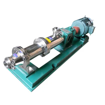 stainless steel screw pump rotor single screw pump
