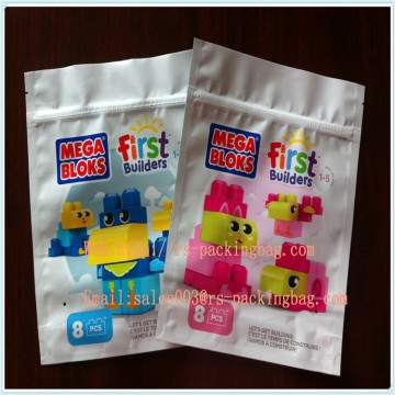 Plastic aluminum foil toys package bag/ plastic toys bag