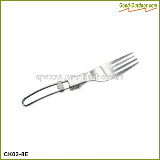 Custom Outdoor Foldable Stainless Steel Fork