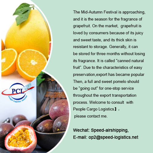 best price for grapefruit air transport to Asia