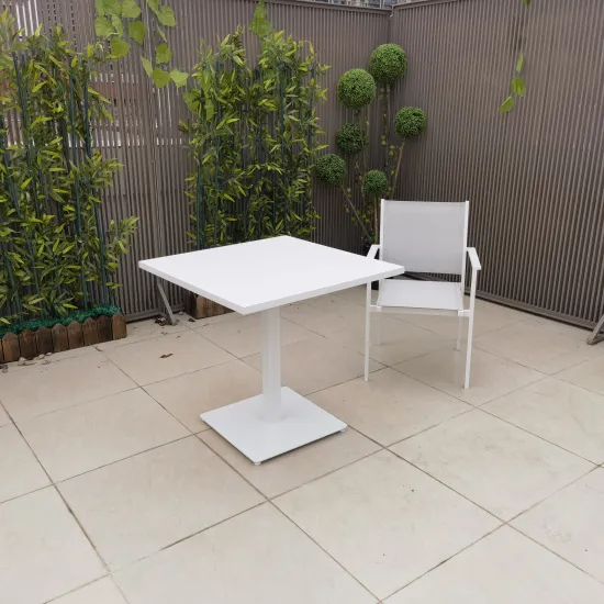 Durable Aluminum Dining Table Set for Restaurants and Outdoor Use