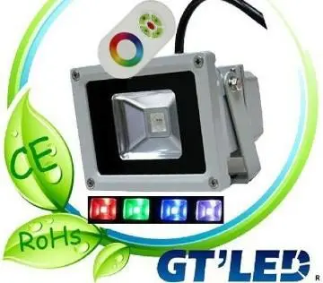 50w RGB flood light with IR remote controller
