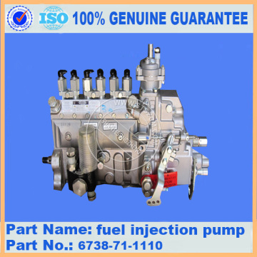 Komatsu fuel injection pump 6245-71-1101 for SAA6D170-5