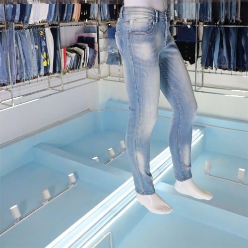 Jeans de pantalons pour hommes personnalisés en gros