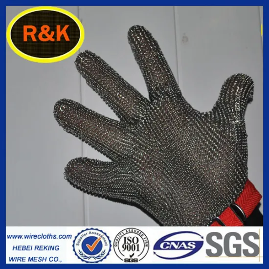 stainless steel protection working gloves