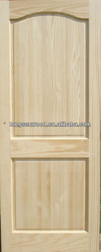 Arch pine solid wood door