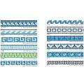 Mosaic Swimming Pool Water Line Pattern Glass Tiles