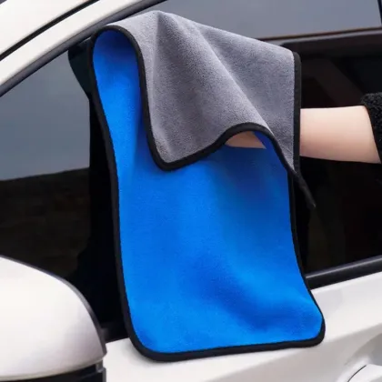 Microfiber car towel cleaning cloth for washing car