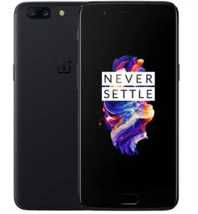 OnePlus 5 Cell Phone Black 8GB RAM 128GB ROM 5.5-Inch Brand New Original