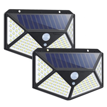 Cahaya sensor gerakan solar kalis air untuk keselamatan rumah dan luaran