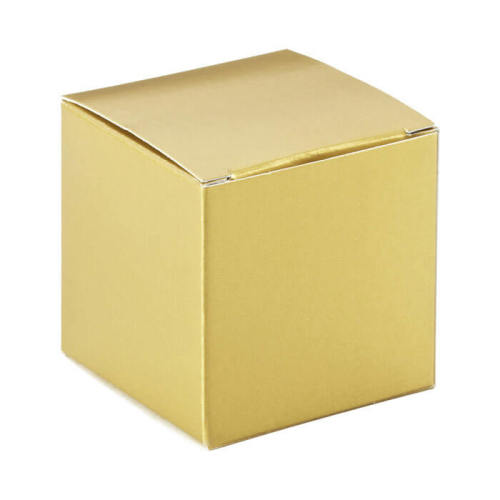 Small custom square paper cube packaging box