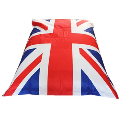 UK flag printed puff bean bag