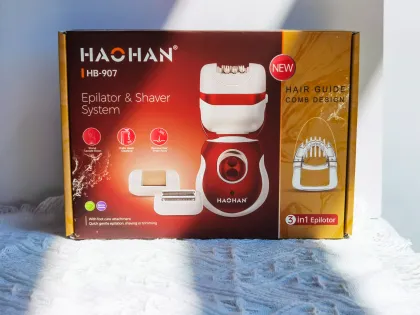 Haohan Female Red Rechargeable Epilator