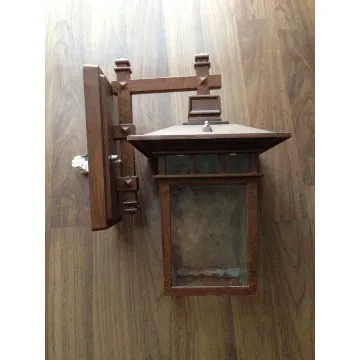 Aluminium E27 garden light with tempered glass diffuser