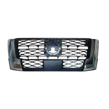 2021 Chrome Front Grille Mesh D23 Car Body Accessories for Nissan Navara NP300 Frontier