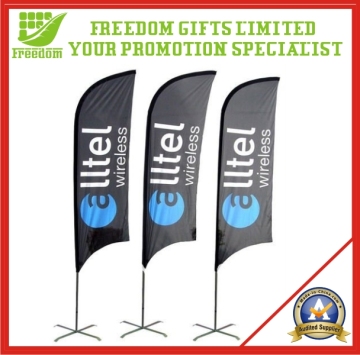 Custom Logo Feather Shaped Promotional Flying Banner