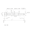 Pukulan Berbentuk dengan Kepala Silinder dengan Pin Ejector