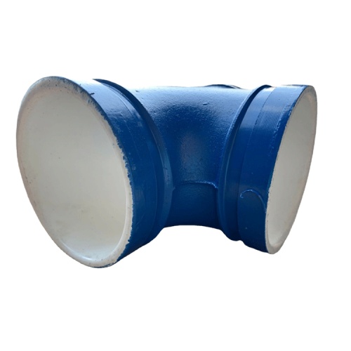 TEE de ranura de plástico azul de alta calidad