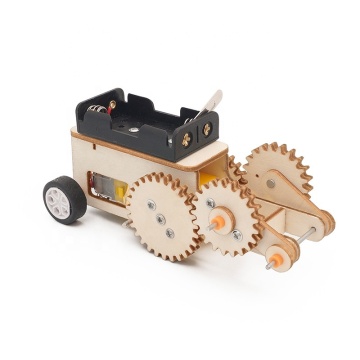 Kids STEM Educational Physics Science DIY Gearbox Car Assembly Toys