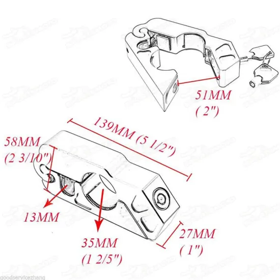 Throttle Lock Motorcycle Anti Theft Security Lock Scooter Brake Lever Grip Lock For Different Motorbike