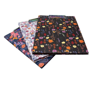 Low Profile Hardboard Clipboard with Notepad Storage