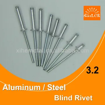 DIN7337 pop blind rivet