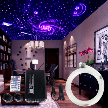 RGBW 32W 86-265V LED Fiber Optic Light Engine Kit for Professional Bars, Parties, Pools, and Star Ceilings