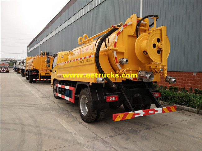 5 CBM Cleaning Fecal Suction Trucks