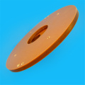 Processing thicker phenolic bakelite board orange