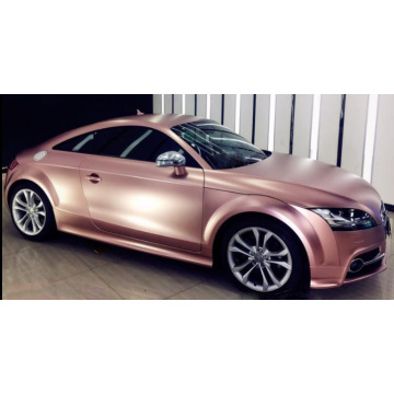 Matte Metallic Rose Gold Car Vinyl