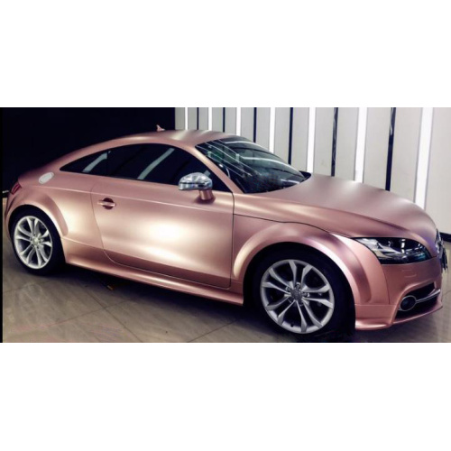 Matte Metallic Rose Gold Car Vinyl