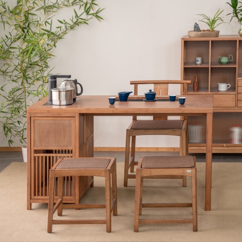 Многофункциональный бамбуковый чайный стол