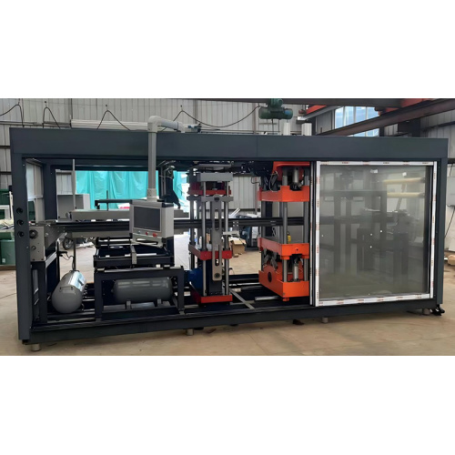 Máquina termoformadora para tampa de 640 copos