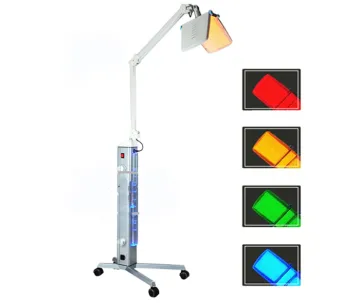 Spa salon red blue light therapy pdt led facial skin whitening machine