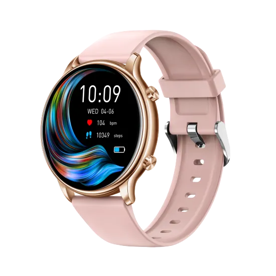 Smartwatch: Touchscreen Fitness Tracker with Online Call Function, ISO Certified, Android & iOS Compatibility, Stylish Sports Watch for Men and Women