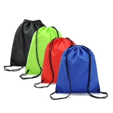 Custom Promotional Sport polyester nylon drawstring bag