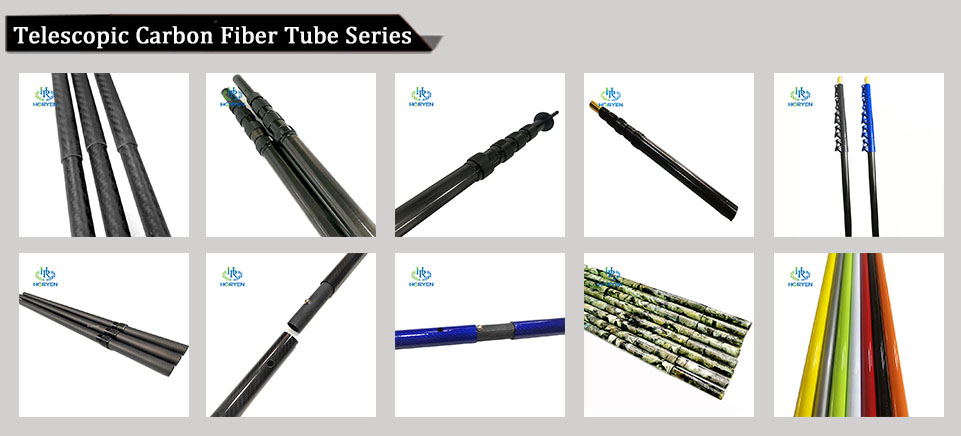telescopic carbon fiber tube