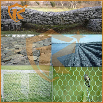 hexagonal galvanzied gabion wire mesh box