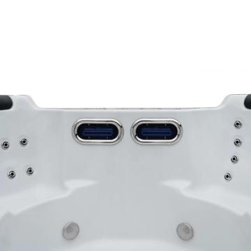 Acrylic swimming pool message swim spa