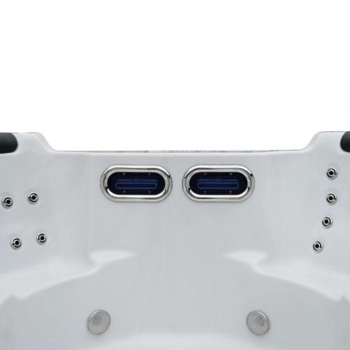 Acrylic swimming pool message swim spa