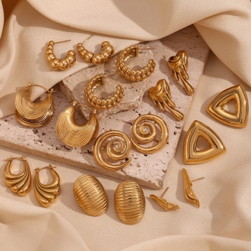 Wholesale Gold Plated Earring Sets for Women - Spring 2024 Fashion Jewelry