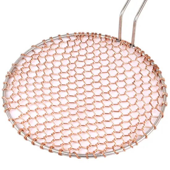 Korean BBQ Wire Mesh Copper Barbecue Wire Net