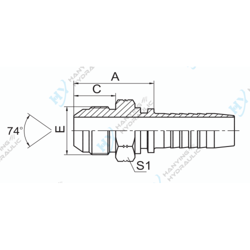 JIC Male To Female Hydraulic Fittings