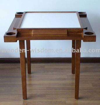 wooden table
