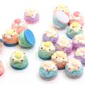 Süße Simulation Macaron Kuchenharz Cabochon für Telefon Deko Scrapbooking DIY dekorative Handwerk Mini Play Food