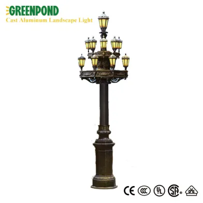 Cast Aluminum Globe Landscape Lighting for Pathway