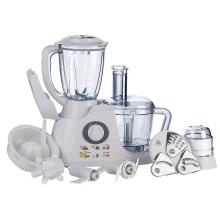 Multi-functional plastic bowl food preparation processor