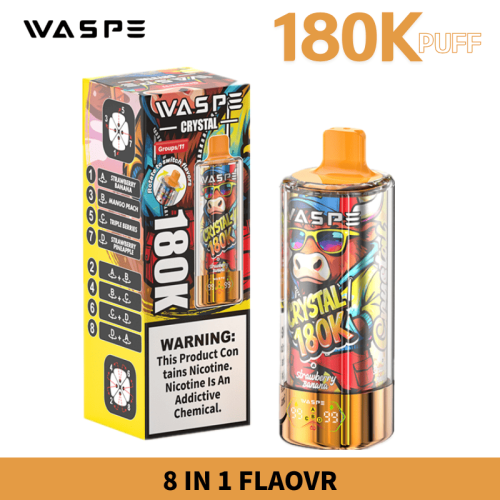Waspe 180k 180000 Puffs Disposable Vape With Screen