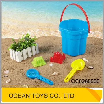Hot sale plastic summer colorful plastic beach toy set OC0288900