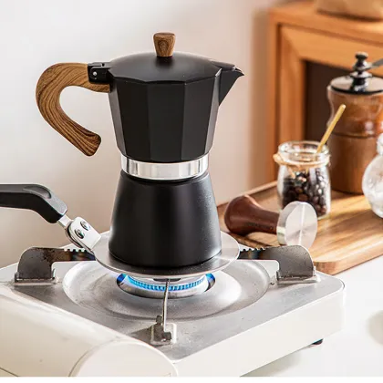 Premium classical customized aluminum alloy espresso coffee maker moka pot